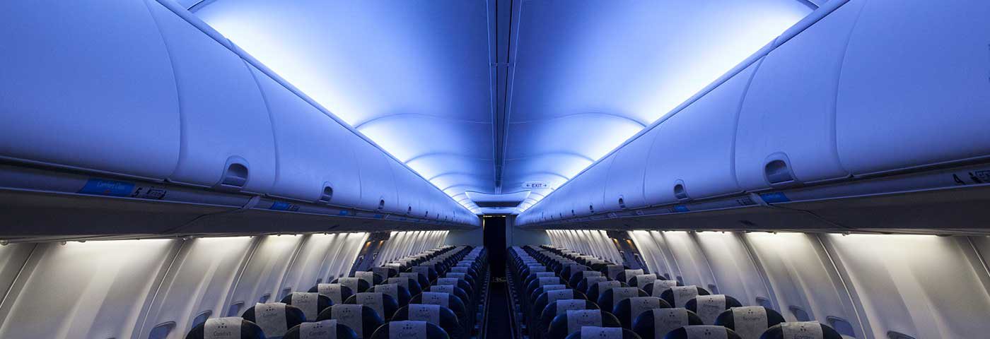 Emergency exit and cabin lighting systems from STG Aerospace