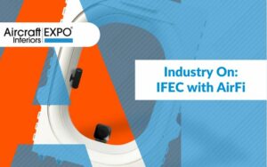 AIX industry on IFEC with airfi window background