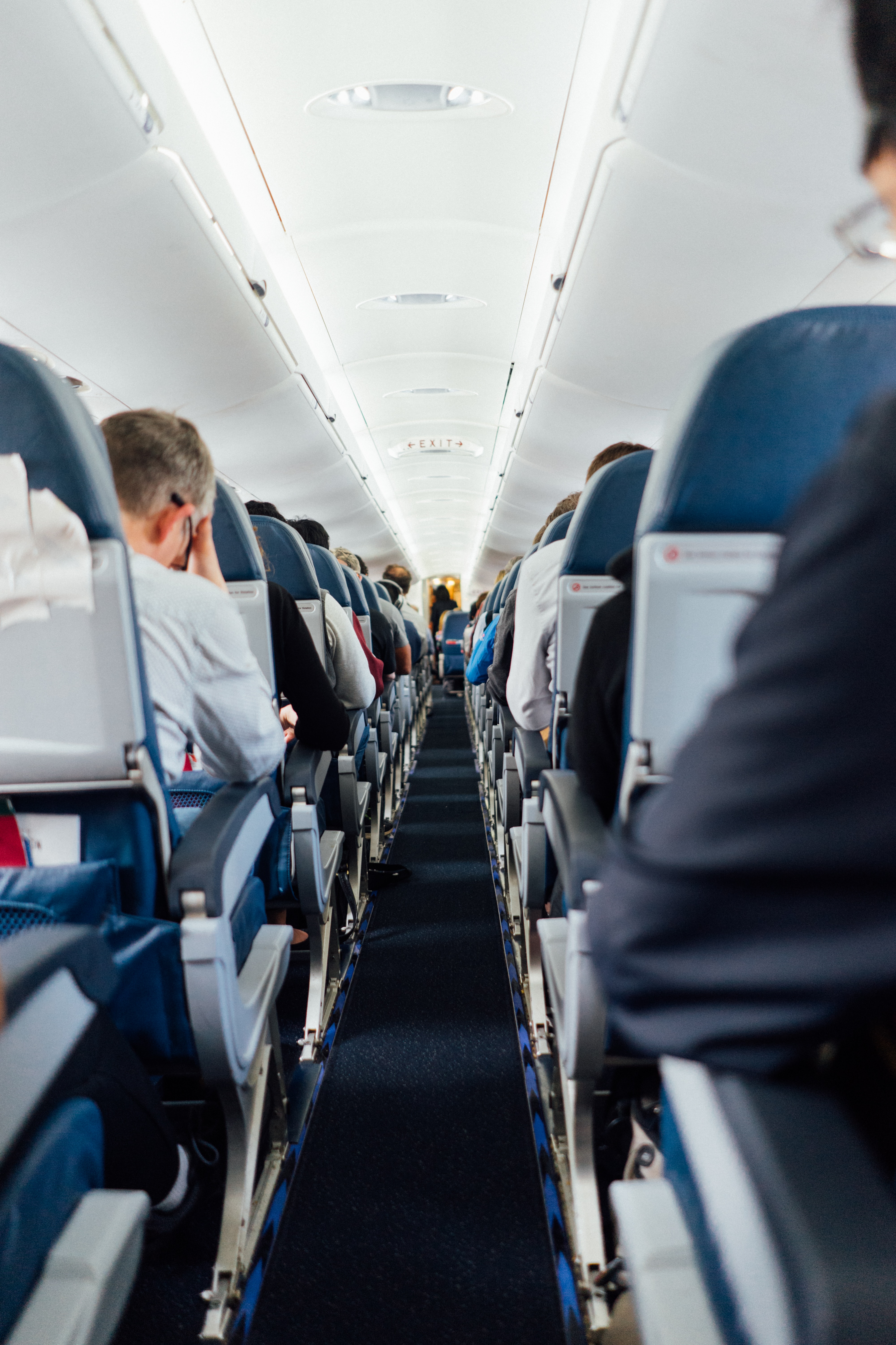 passenger seating plane aisles